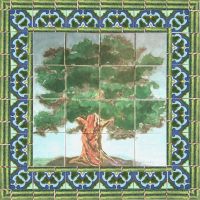 Oak Tree and Duchess Plaque with chunky borders