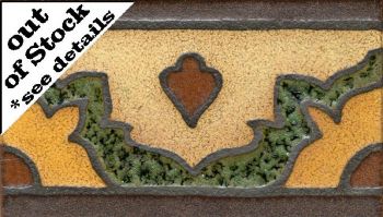 3x6” Rico Liner deco matte-Brown