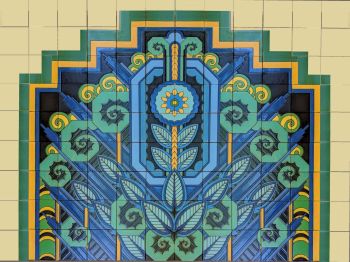 Spanish Deco Half Panel 72 x 54" is also available for $8,100.  