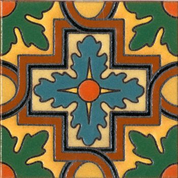 This Spanish revival pattern is our recreation of the historic Malibu Pottery de