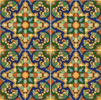 This design was created after discovering a tile shard in central Mexico and cre