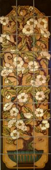 Old Roses Panel 18 x 60"