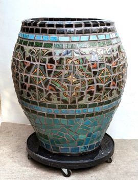 A&C Presidio Jumbo Mosaic Pots