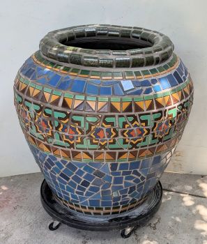 Moorish Star and Diamonds Planter