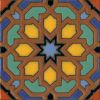 Our interpretation of the classic Moorish star pattern.